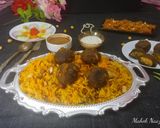 लज़ीज चिकन पालक चीज कोप्ता मंदी (मांडी) रेसिपी चरण 18 फोटो
