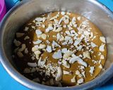 A picture of step 4 of Eggless, sugar-free atta cake.