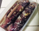 A picture of step 1 of Squid Adobo Quick Hack.