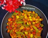 A picture of step 3 of Karonda Pickle.