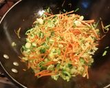 Foto del paso 3 de la receta: Wok de vegetales con fideos de arroz