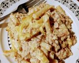 A picture of step 7 of Easy cheese Tuna pasta bake for dinner.