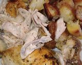 A picture of step 6 of Oven Roasted chicken and Potatoes with Goose Fat.