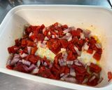 Une image de l'étape 6 de Pommes de terre sautées aux poivrons et oignon rouge.
