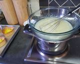 A picture of step 2 of Swiss Meringue (Skuimpies).
