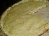 Tarta de jamón y queso