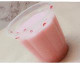 A picture of step 3 of Rooh Afza Lassi.