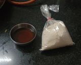 A picture of step 1 of Gudvala atta ke halwa.