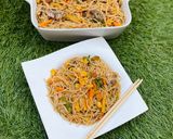 A picture of step 6 of Stir fry spaghetti.