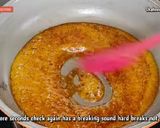 A picture of step 2 of Til gur ki revdi winter recipe / sesame jaggery rewadi.