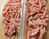 Une image de l'étape 3 de Gauffres salées jambon emmental.