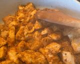 A picture of step 3 of Butter Chicken.