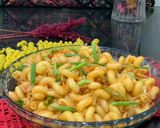 A picture of step 6 of Twisted Chilli Garlic Pasta with Chicken.