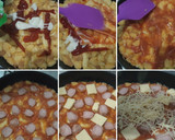 Foto langkah ke 4 dari resep Roti Pizza (Pizza Roti Tawar).