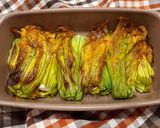 A picture of step 3 of Baked Zucchini Flowers with Buffalo Ricotta.