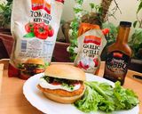 A picture of step 3 of Western Barbeque Burger.