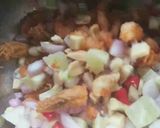A picture of step 6 of Miang Kham with Fried Shrimp.