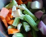 A picture of step 1 of Drumstick soup.