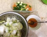 Hình bước làm 3 của món Kim chi trộn siêu đơn giản