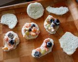 A picture of step 8 of Fruit shaped fruit sandwiches.