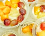 Foto langkah ke 2 dari resep Puding Buah Segar 🍇🍋🍑.