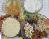 A picture of step 1 of Besan Modak.