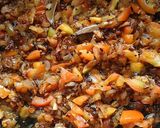 A picture of step 3 of Achari Lauki Chana Dal.