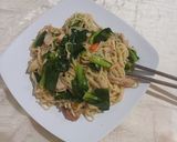 Foto langkah ke 3 dari resep Spagetti Bawang Putih.