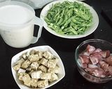 Foto langkah ke 1 dari resep Resep Tauco Medan Buncis Dan Baby Cumi ala Shebb's Kitchen.