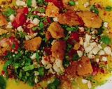 A picture of step 3 of Muradabadi Dal Chaat.