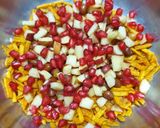 A picture of step 1 of Falahari Bhel.