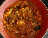 A picture of step 7 of Mix Veg Kadai.
