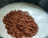 A picture of step 1 of CHOCO COFFEE CASHEW Ice cream (Traditional Indian Ice cream in kothi).