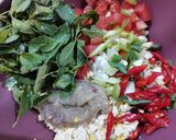 Foto langkah ke 3 dari resep Pepes Tahu Telur Asin.