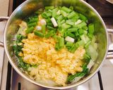Hình bước làm 4 của món Canh Mướp&Mồng Tơi Nấu Bắp