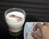 A picture of step 4 of Choco hazelnut iced coffee.