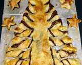 Foto del paso 11 de la receta: Árbol de Navidad de hojaldre y crema de cacao
