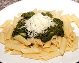 Spenótos penne recept fázis 6 fotója