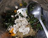 A picture of step 2 of Healthy Tofu pancakes.