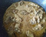 A picture of step 3 of Mutton White qourma.