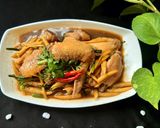 Hình bước làm 1 của món Mâm cơm nhiều màu xanh
