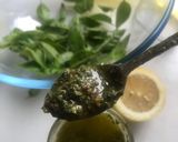 Foto del paso 6 de la receta: Salsa estilo "pesto", de albahaca 🌿 sin queso, con pistachos y piñones