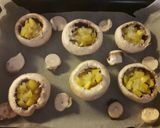 Camembert-es töltött gomba recept fázis 1 fotója