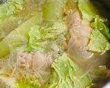 A picture of step 7 of Chicken Tinola Soup with Misua.