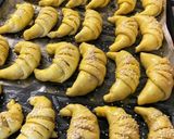 A picture of step 4 of Yummy Chicken stuffed croissants. #delightfulbaking.