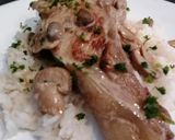 Une image de l'étape 5 de Côte de veau crème et champignons.