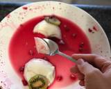 Coconut milk pudding with pomegranate juice recipe step 2 photo