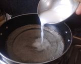 A picture of step 5 of Chocolate floating icecream in 3 flavours.