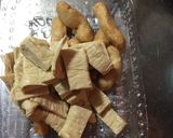 新鮮小黃瓜炒甜不辣及豆皮的食譜步驟1照片