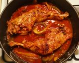 Une image de l'étape 7 de Poulet Basquaise.